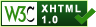 W3C XHTML 1.0